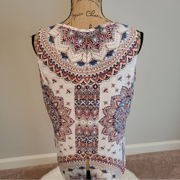 Verse mixed print top - Picture 2 of 5